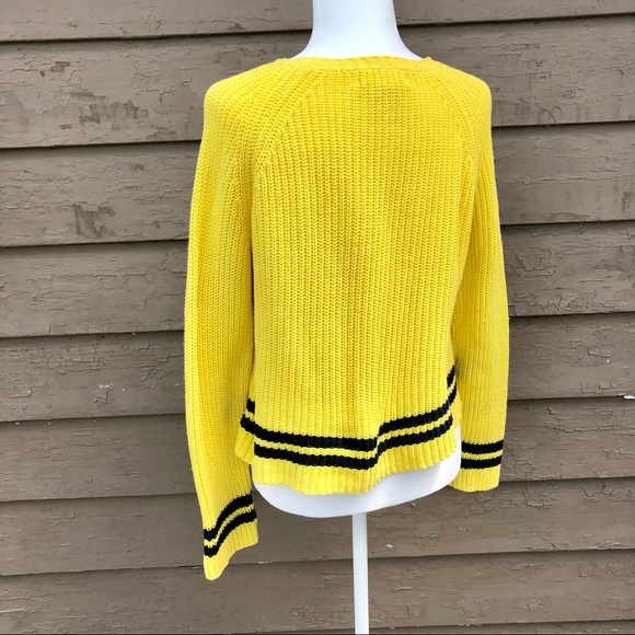 Workshop yellow varsity sweater! - Picture 4 of 5